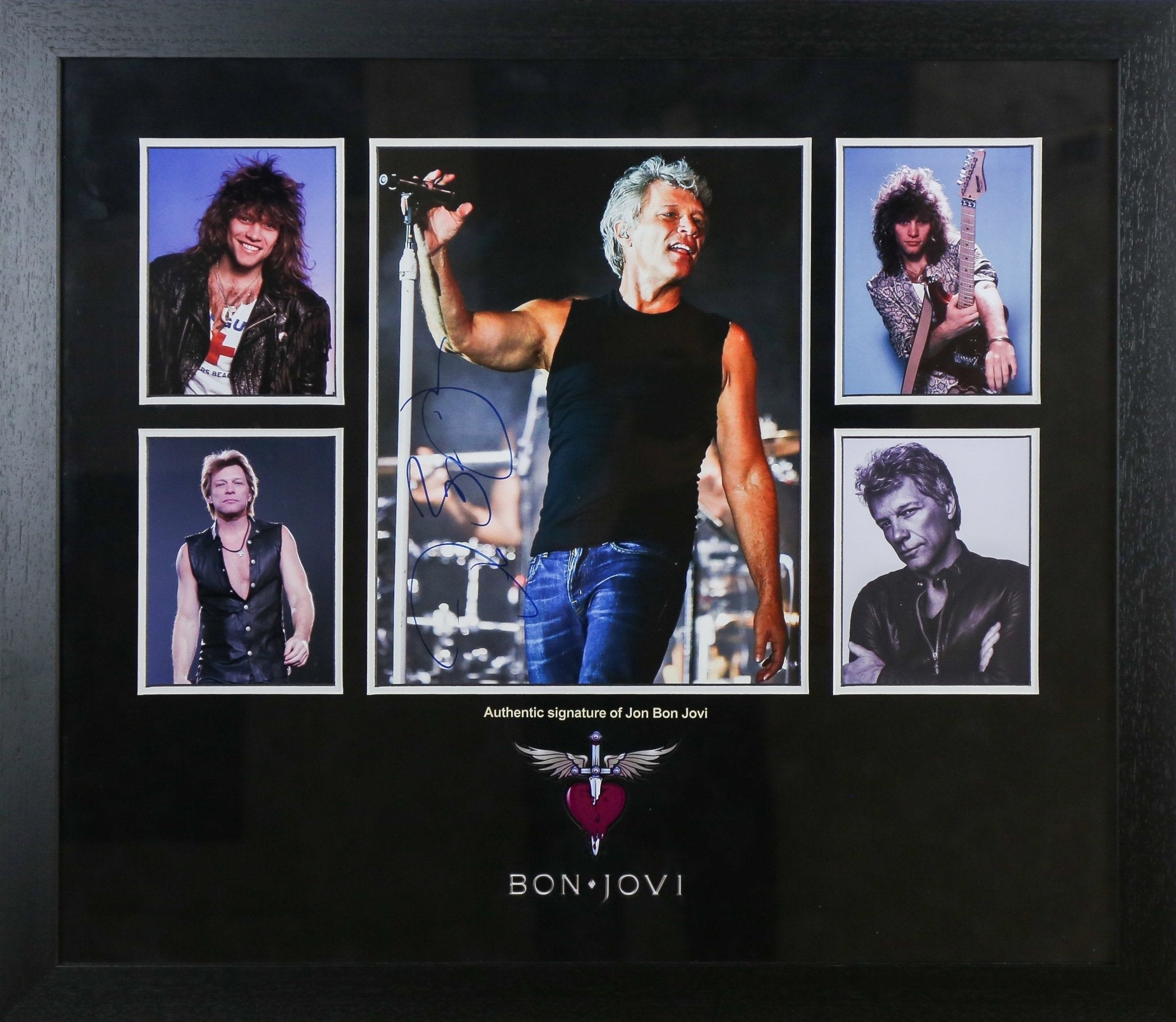 Jon Bon Jovi Signed 12x16 Photograph Framed Display - Memorabilia Framers Shop